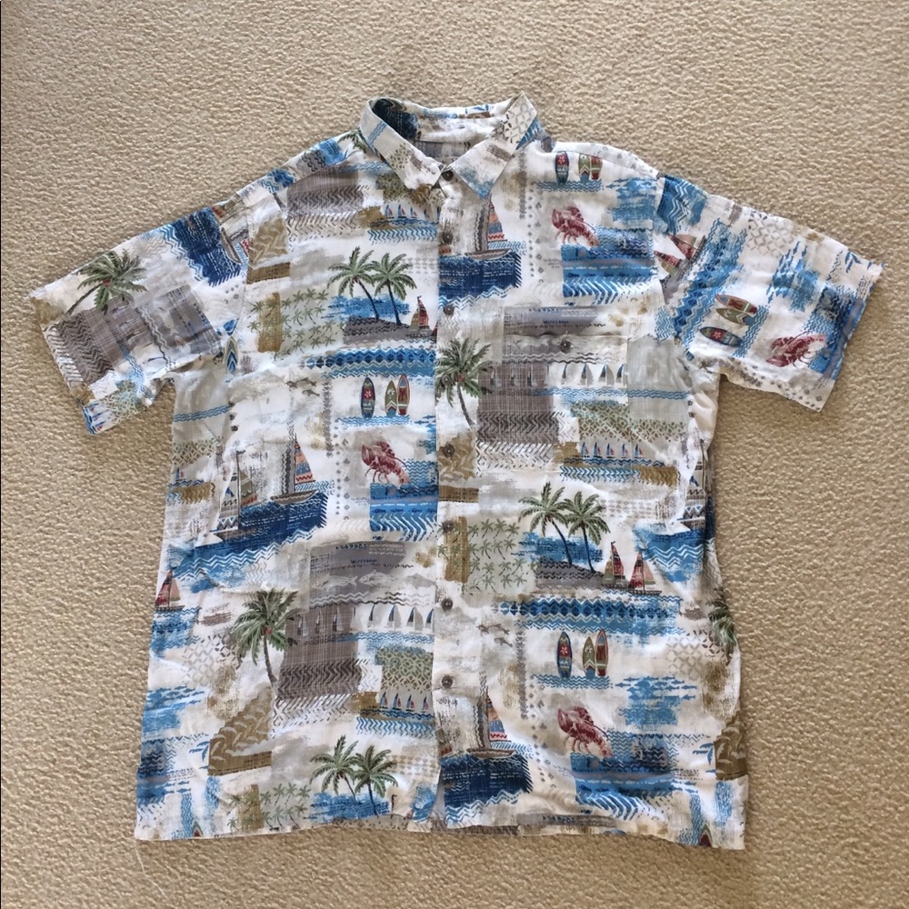 Men’s Hawaiian button up shirt